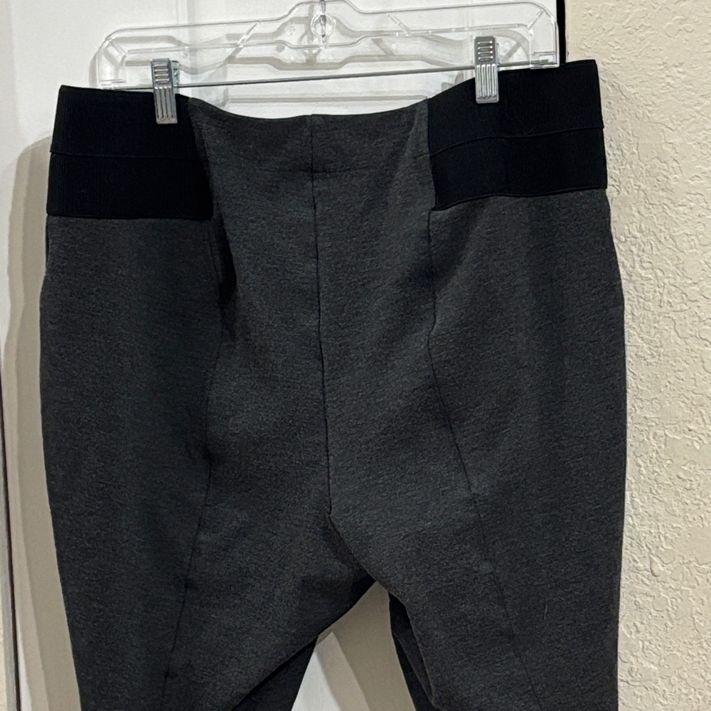 Lane Bryant Charcoal and Black Pants - Picture 3 of 3